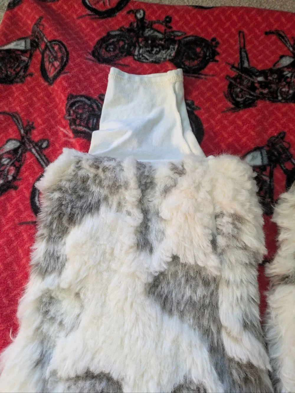 ❄️ Cozy-Chic‎ Spotted Fake Fur Leg Warmers ❄️